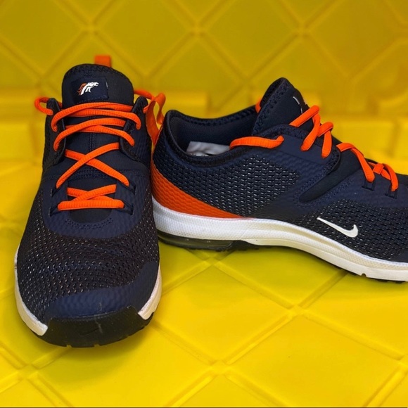 OOS & RARE Men's Nike Navy/Orange Denver Broncos Air Max Typha 2 Shoes 8.5 - Picture 2 of 11